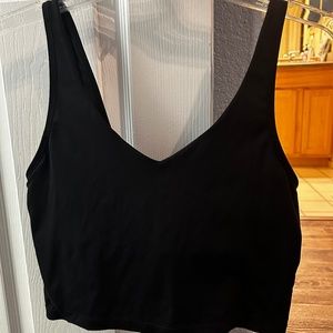 Women's workout top with built in sports bra (2)